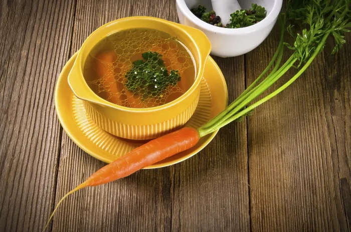Framed Print : Clear Broth Print by imageBROKER Framed Print : Clear Broth Print by imageBROKER