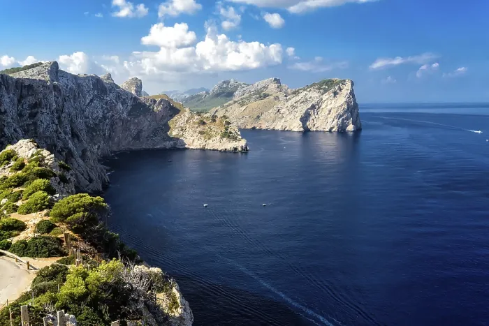 Framed Print : Cliffs on Majorca Print Framed Print : Cliffs on Majorca Print