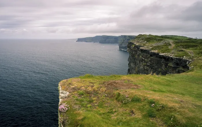 Framed Print : At the Cliffs of Moher Print, Ireland Framed Print : At the Cliffs of Moher Print, Ireland