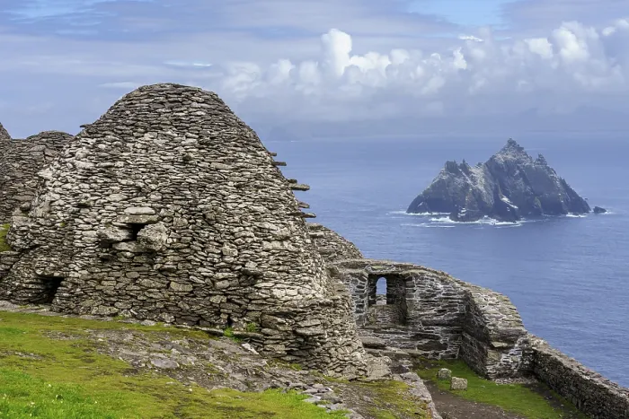 Framed Print : Skellig Michael Island Print - Clochans Monastery, Ireland Framed Print : Skellig Michael Island Print - Clochans Monastery, Ireland