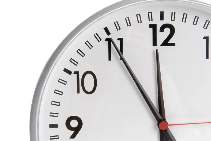 Framed Print : Print of Clock is on 5 before 12 Framed Print : Print of Clock is on 5 before 12