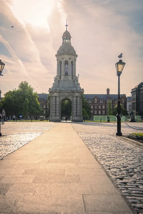 Framed Print : Clock Tower Print: Trinity College Dublin, Ireland Framed Print : Clock Tower Print: Trinity College Dublin, Ireland