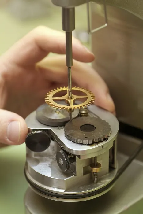 Framed Print : Clockmaker Restores Clock Print Framed Print : Clockmaker Restores Clock Print