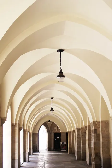 Framed Print : Cloister Print - Gothic Architecture Framed Print : Cloister Print - Gothic Architecture