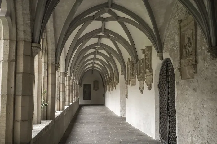 Framed Print : Part of a Cloister Monastery Print Framed Print : Part of a Cloister Monastery Print