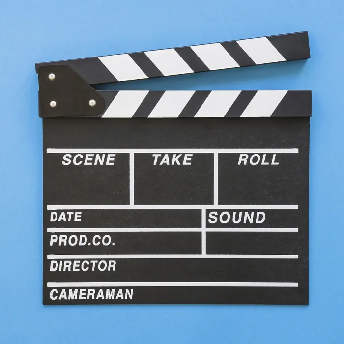 Framed Print : Close-up Clapperboard Print Framed Print : Close-up Clapperboard Print