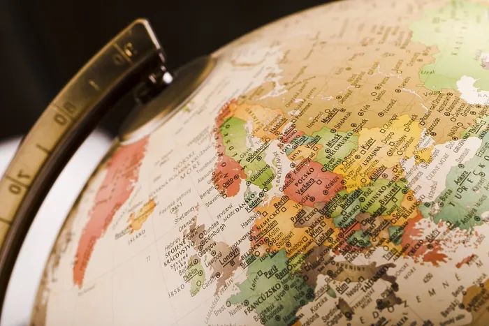 Framed Print : Close Up Old Globe Print Framed Print : Close Up Old Globe Print