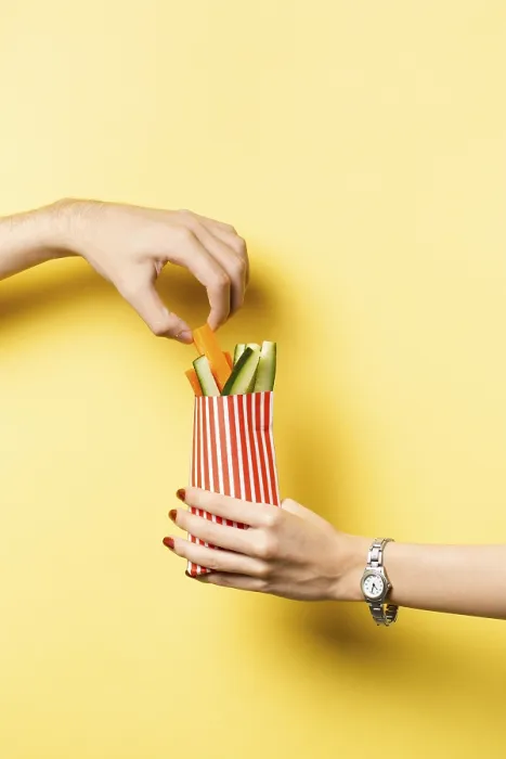 Framed Print : Close-up Print of Person Sharing Vegetables Framed Print : Close-up Print of Person Sharing Vegetables