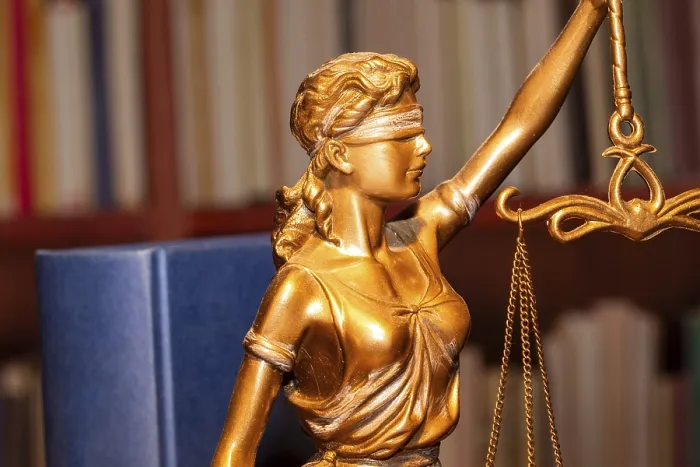 Framed Print : Close-up of a Justitia Print Framed Print : Close-up of a Justitia Print