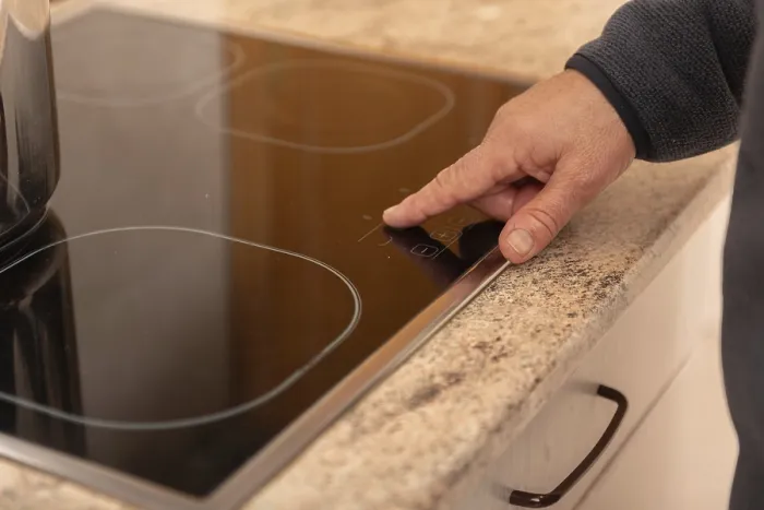 Framed Print : Induction Stove Top Touchscreen Control Print Framed Print : Induction Stove Top Touchscreen Control Print