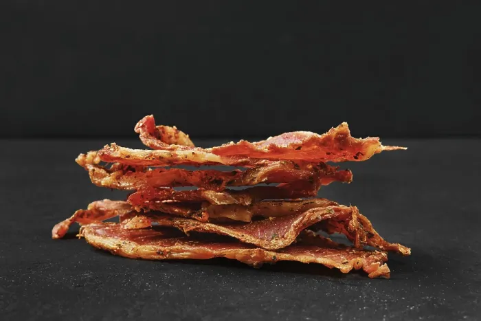 Framed Print : Closeup View of Dried Pork Jerky Print Framed Print : Closeup View of Dried Pork Jerky Print