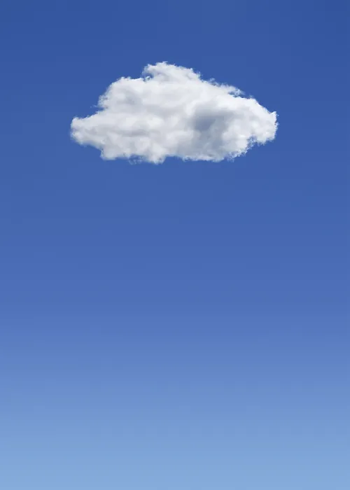 Framed Print : Cloud in a Blue Sky Print Framed Print : Cloud in a Blue Sky Print
