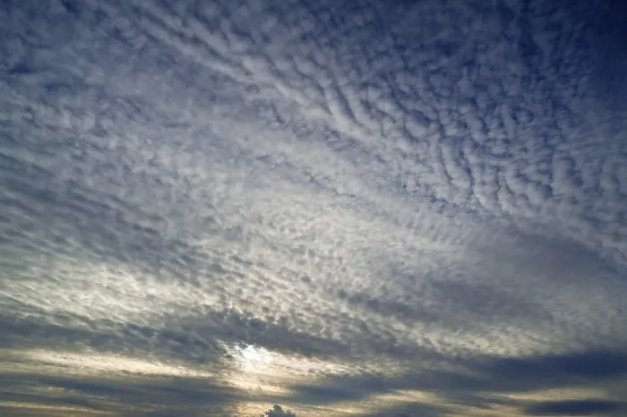 Framed Print : Altocumulus Translucidus Cloud Formation Print
