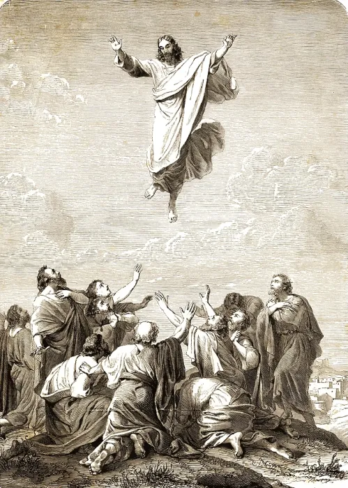 Framed Print : A Cloud Picked Him Up - Ascension Day Print Framed Print : A Cloud Picked Him Up - Ascension Day Print