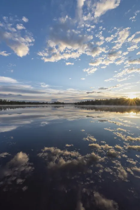 Framed Print : Cloud Reflection Print, Norrbotten, Lapland, Sweden 2017 Framed Print : Cloud Reflection Print, Norrbotten, Lapland, Sweden 2017