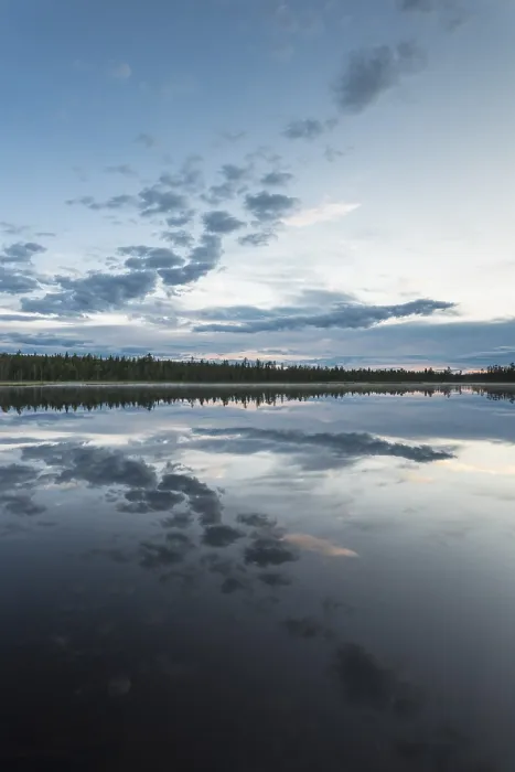 Framed Print : Cloud Reflection Print, Norrbotten, Lapland Sweden Framed Print : Cloud Reflection Print, Norrbotten, Lapland Sweden
