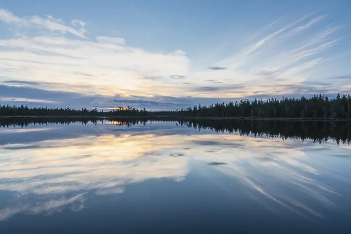 Framed Print : Cloud Reflection Print, Norrbotten, Lapland Sweden 2017 Framed Print : Cloud Reflection Print, Norrbotten, Lapland Sweden 2017