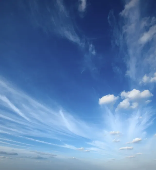 Framed Print : Clouds in Blue Sky Print Framed Print : Clouds in Blue Sky Print