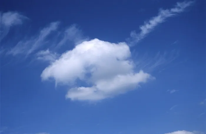Framed Print : Clouds in a Blue Sky Print Framed Print : Clouds in a Blue Sky Print