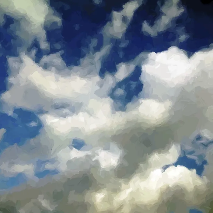 Framed Print : Clouds over Blue Sky Print Framed Print : Clouds over Blue Sky Print