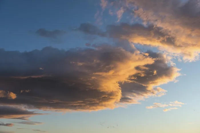 Framed Print : Clouds in the Evening Sky Print Framed Print : Clouds in the Evening Sky Print