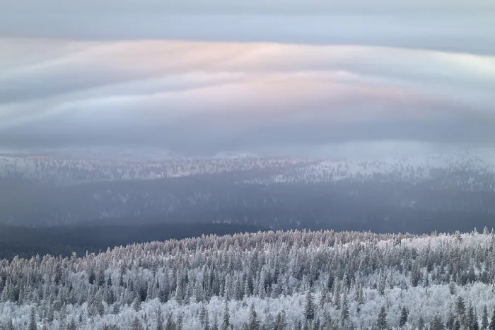 Framed Print : Clouds over Saariselk, Lapland Finland Print Framed Print : Clouds over Saariselk, Lapland Finland Print