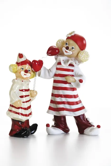 Framed Print : Clown Figures Print by imageBROKER Framed Print : Clown Figures Print by imageBROKER