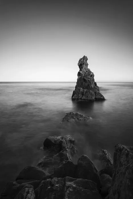 Framed Print : Coastal Landscape Print at Sunset Framed Print : Coastal Landscape Print at Sunset