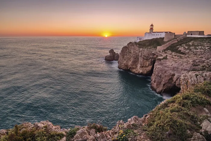 Framed Print : Cabo de Sao Vicente Lighthouse Print Framed Print : Cabo de Sao Vicente Lighthouse Print