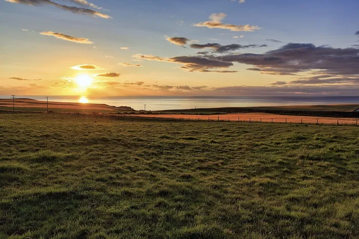 Framed Print : Aberdeenshire Coast Print at Sunset