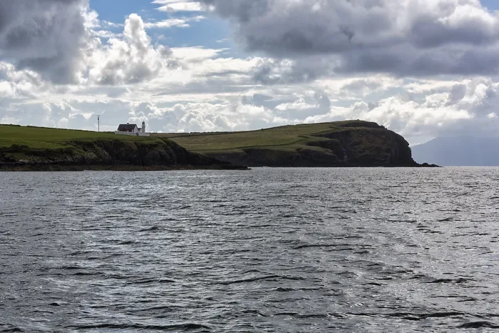 Framed Print : Coastline with Lighthouse Print, Dingle Peninsula, Ireland