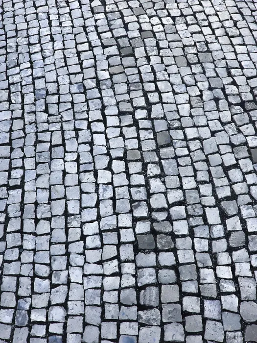 Framed Print : Cobblestone Texture Print - ImageBROKER