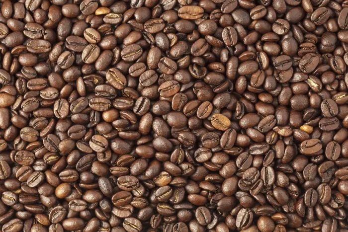 Framed Print : Coffee Beans Print - Roasted Coffee Bean Image