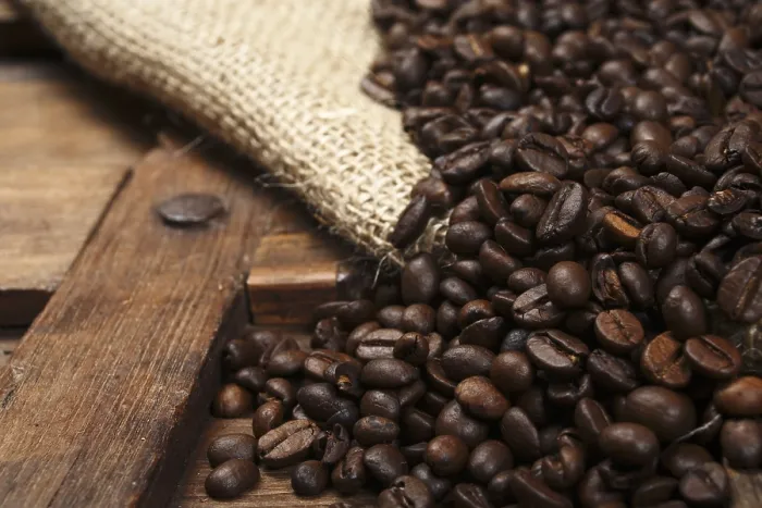 Framed Print : Coffee Beans Print - Aromatic Harvest Framed Print : Coffee Beans Print - Aromatic Harvest