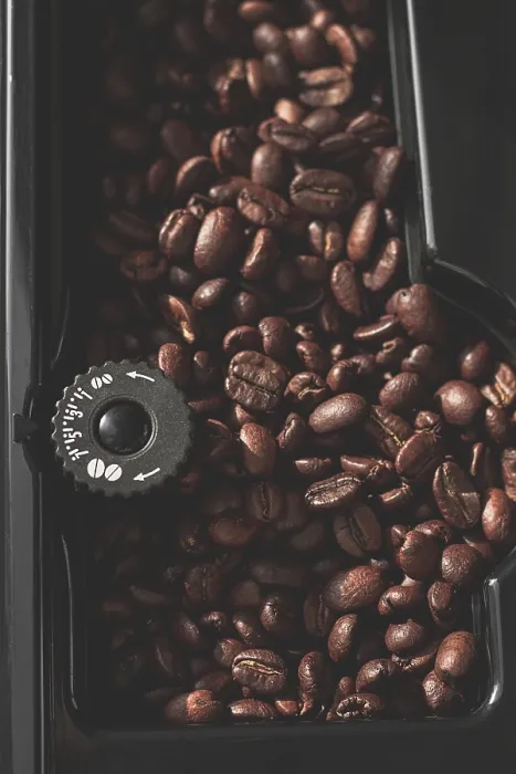 Framed Print : Coffee Machine Print with Coffee Beans, Rustic Style Framed Print : Coffee Machine Print with Coffee Beans, Rustic Style