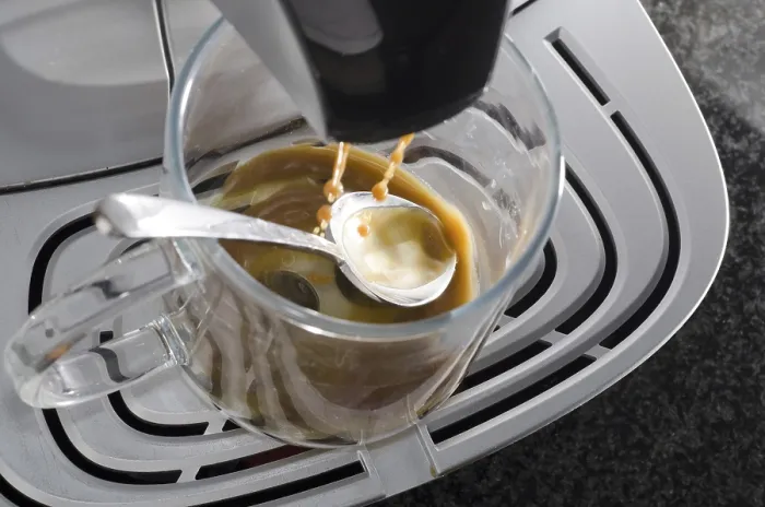 Framed Print : Coffee Machine Making a Coffee Print
