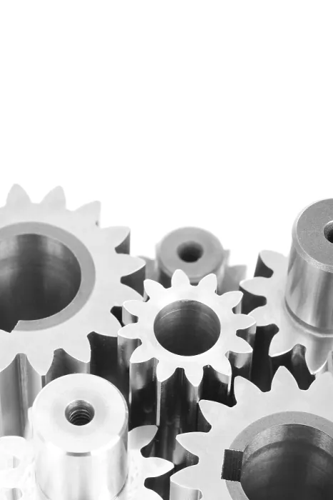 Framed Print : Teamwork in Motion Print - Interconnected Cogs