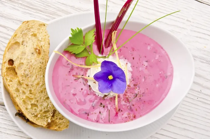 Framed Print : Cold Beet Soup Print