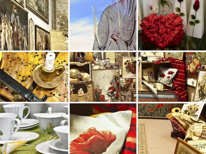 Framed Print : Gifts Collage Print - Various Presents Framed Print : Gifts Collage Print - Various Presents