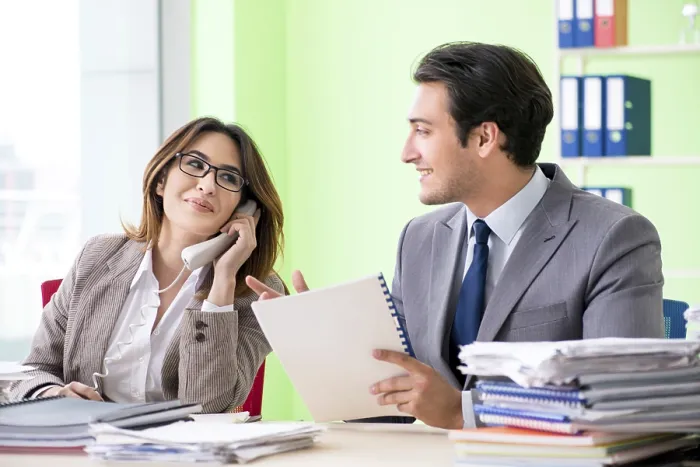 Framed Print : Office Colleagues Print Framed Print : Office Colleagues Print