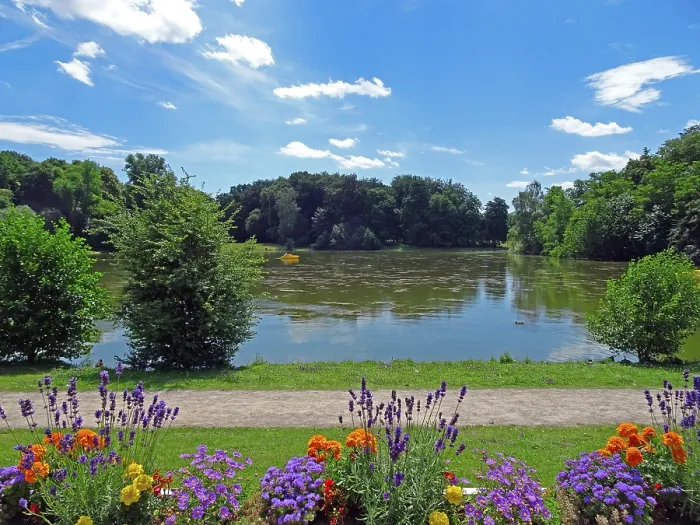 Framed Print : Cologne, Decksteiner Weiher Print Framed Print : Cologne, Decksteiner Weiher Print