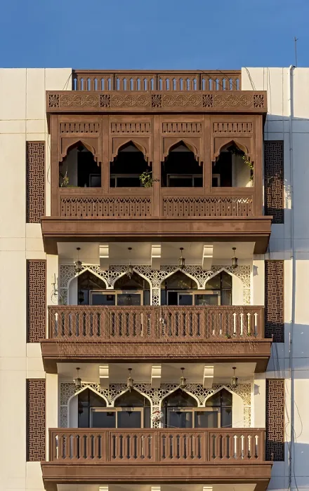 Framed Print : Muttrah Corniche Colonial Architecture Print, Muscat, Oman Framed Print : Muttrah Corniche Colonial Architecture Print, Muscat, Oman