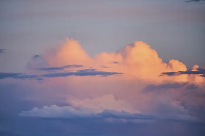 Framed Print : Colored Clouds at Sunset Print, Upper Palatinate, Bavaria Framed Print : Colored Clouds at Sunset Print, Upper Palatinate, Bavaria