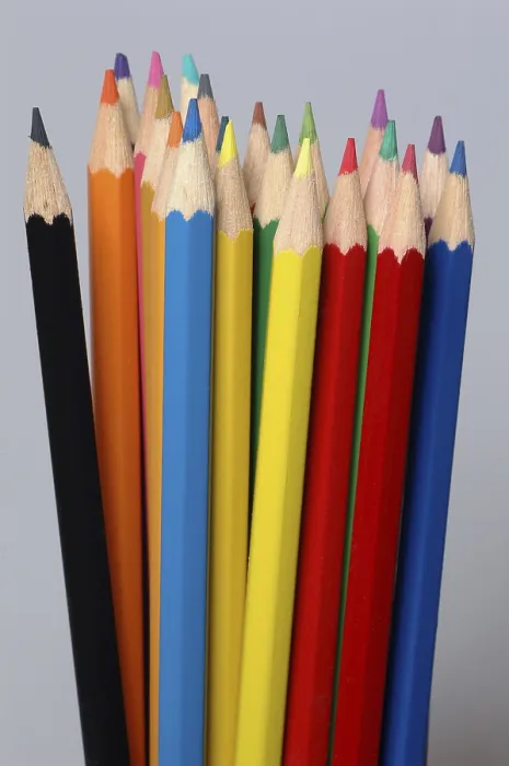 Framed Print : Colored Pencils Print Framed Print : Colored Pencils Print