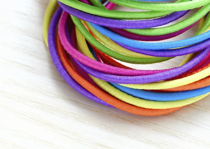 Framed Print : Colored Rubber Bands Print Framed Print : Colored Rubber Bands Print