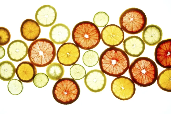Framed Print : Colorful Citrus Slices Print