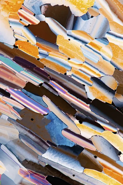 Framed Print : A Colorful Microscopic View of Liquid Crystals Print Framed Print : A Colorful Microscopic View of Liquid Crystals Print