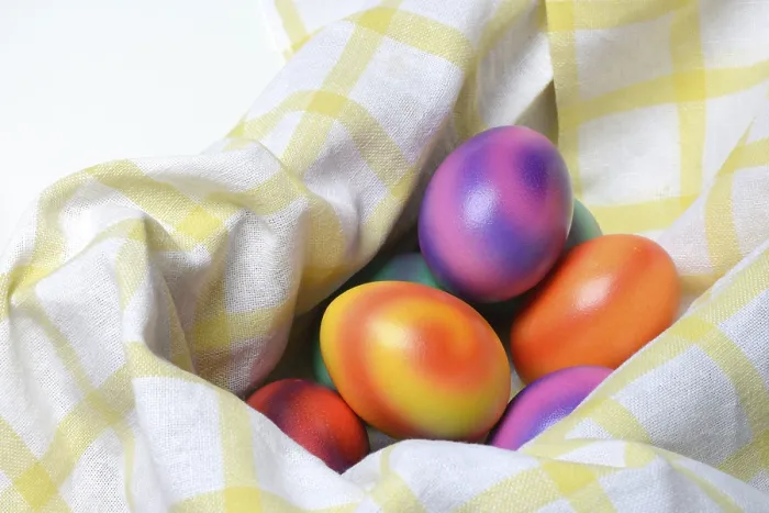 Framed Print : Colourful Easter Eggs Print