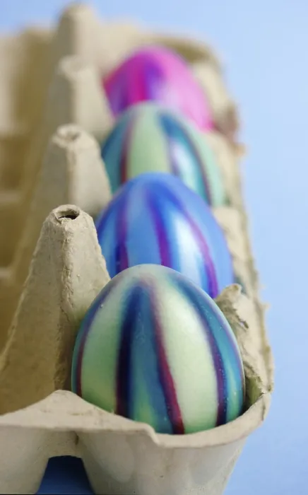 Framed Print : Coloured Eggs in an Egg Carton Print Framed Print : Coloured Eggs in an Egg Carton Print