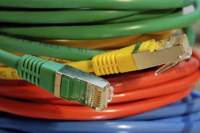 Framed Print : Coloured Network Cables Computer Print Framed Print : Coloured Network Cables Computer Print